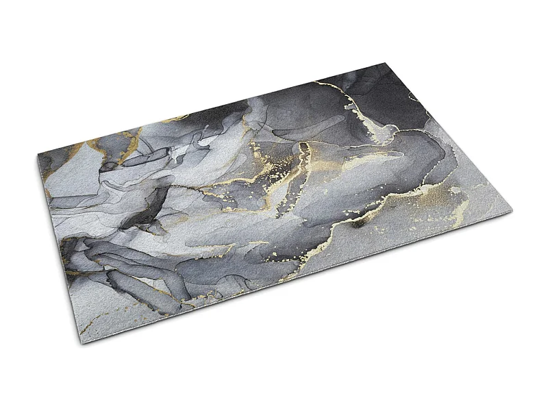 Elegante Fußmatte für den Innenbereich – Modernes Design 150 x 100 cm – Grauer Marmor