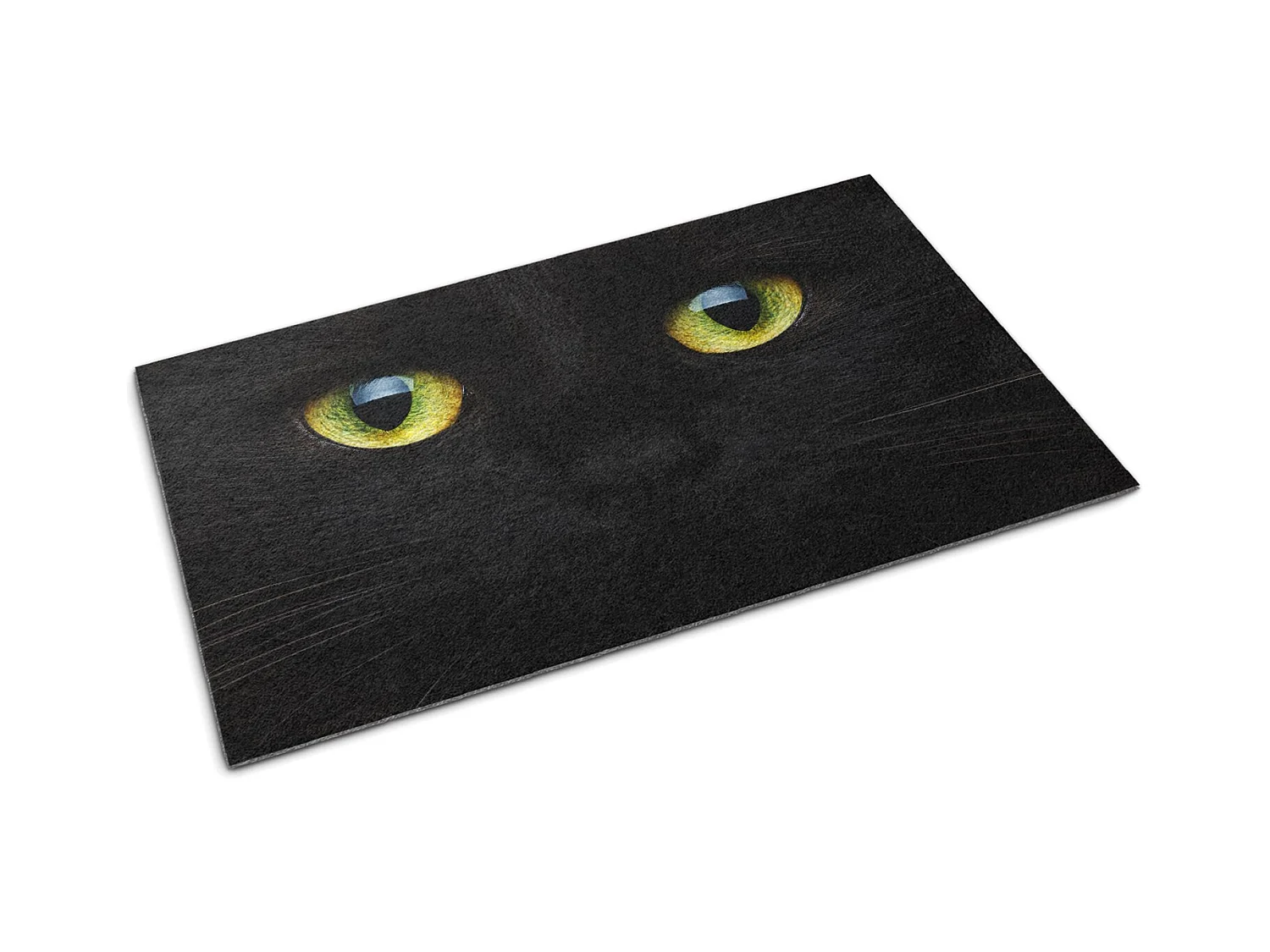 Zachte Binnendeurmat - Modern Design 150 x 100cm - Zwart Cat