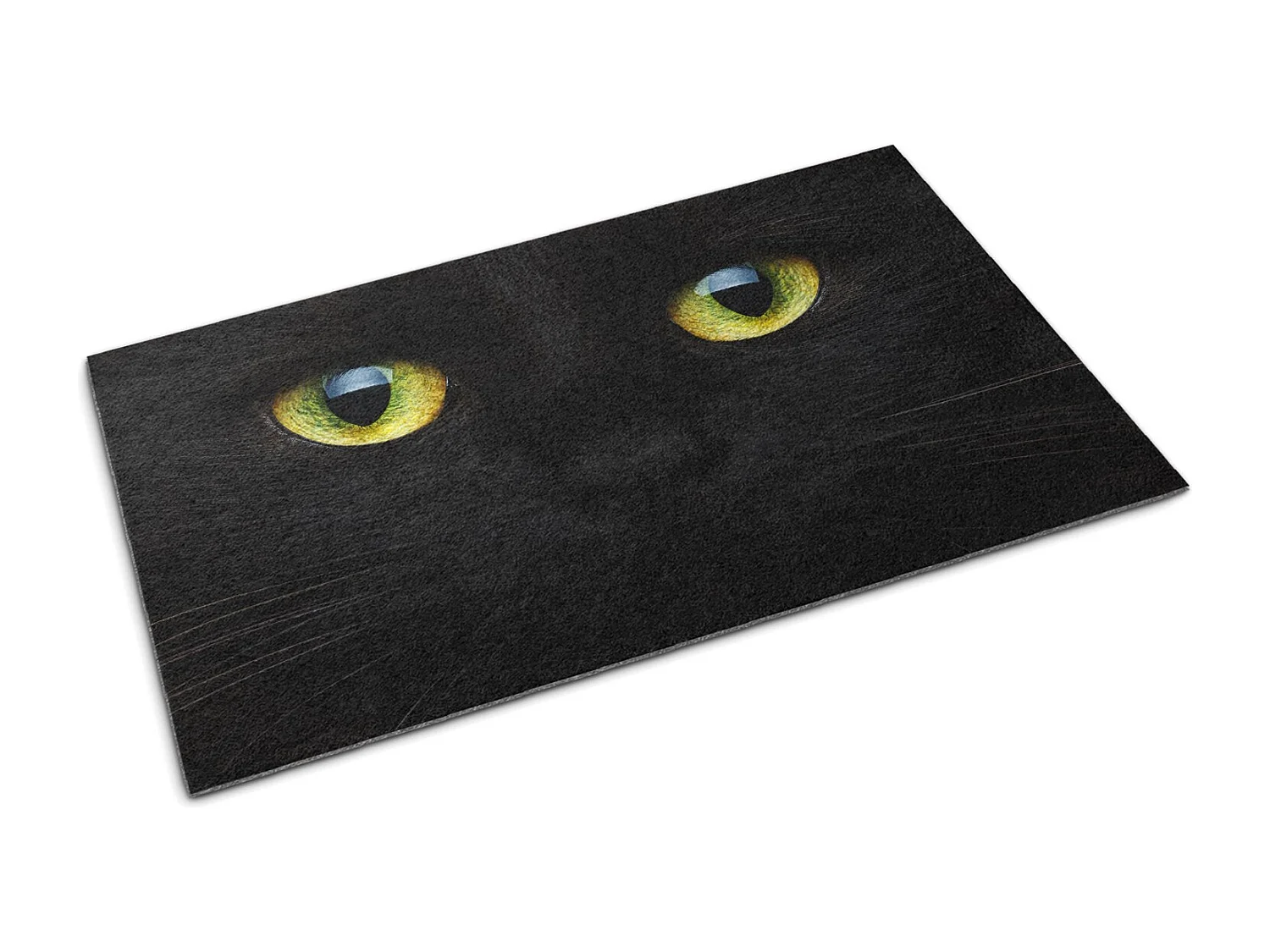 Zachte Binnendeurmat - Modern Design 150 x 100cm - Zwart Cat