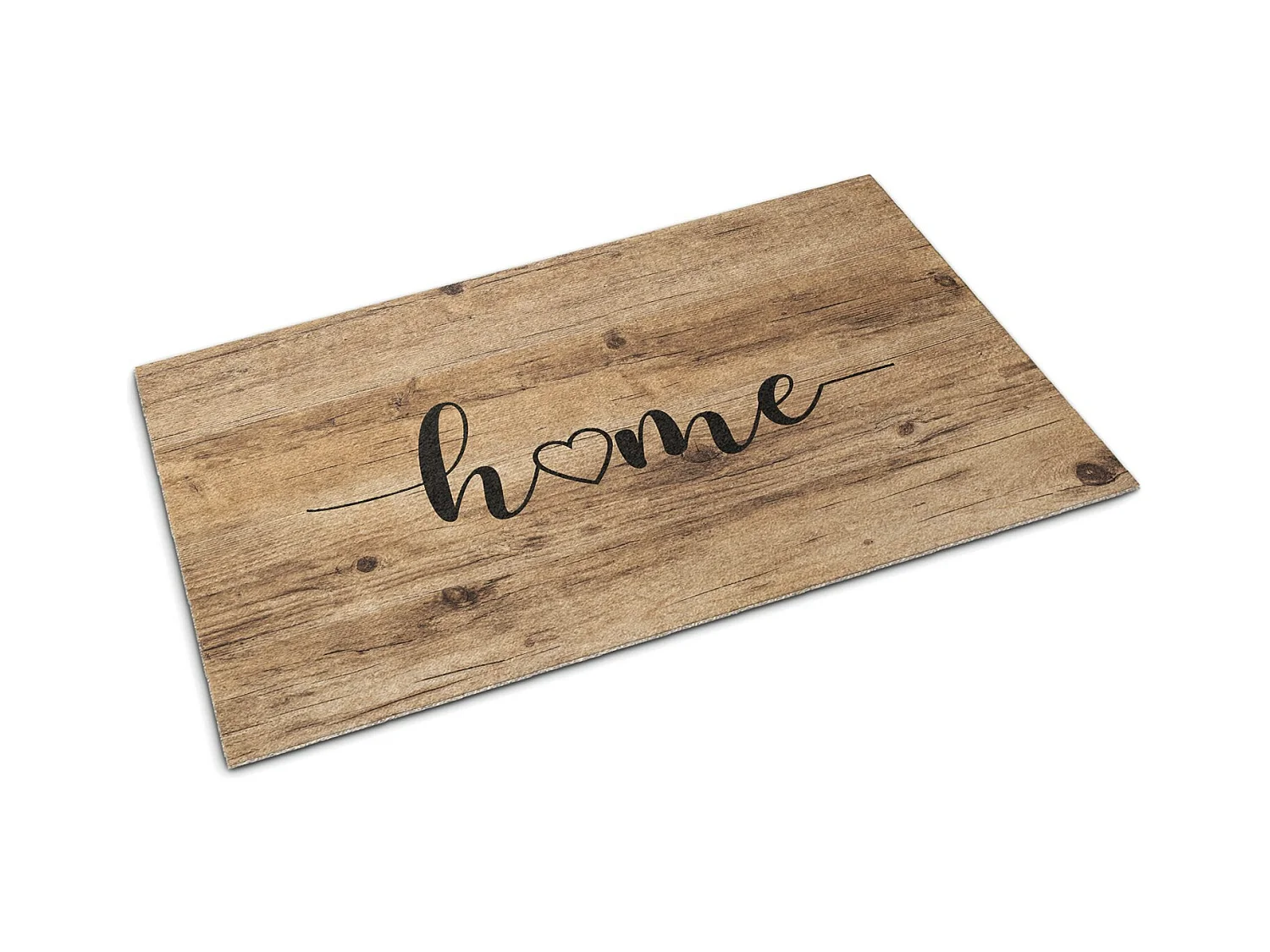 Paillasson d'intérieur moderne - Confortable et élégant - 60 x 40 cm - Wood Home