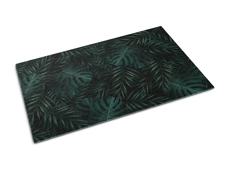 Zachte binnendeurmat - Modern design 90 x 60 cm - Monstera bladeren