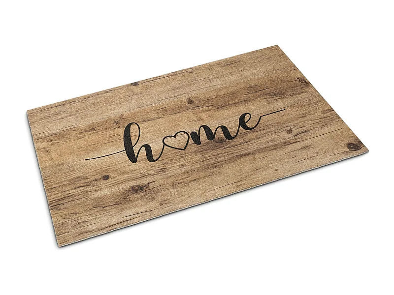 Paillasson d'intérieur moderne - Confortable et élégant - 90 x 60 cm - Wood Home