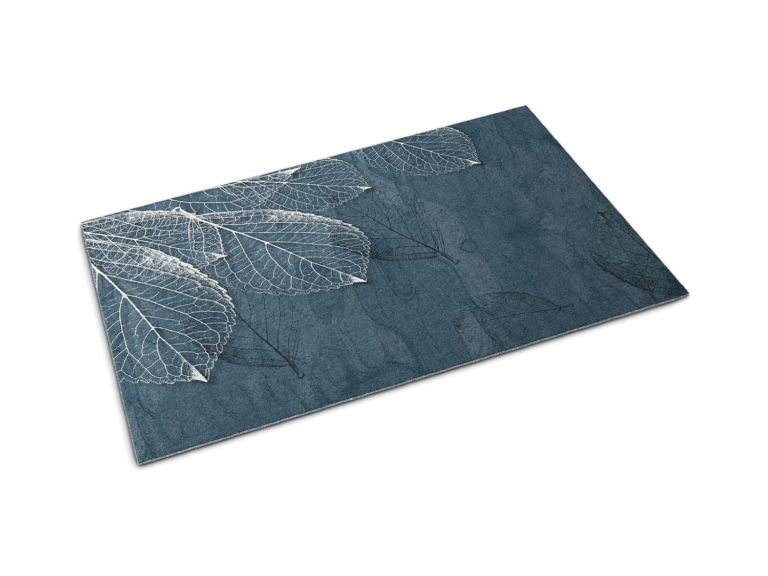 Paillasson d'intérieur luxueux - Doux et élégant - 90 x 60 cm - Motif floral