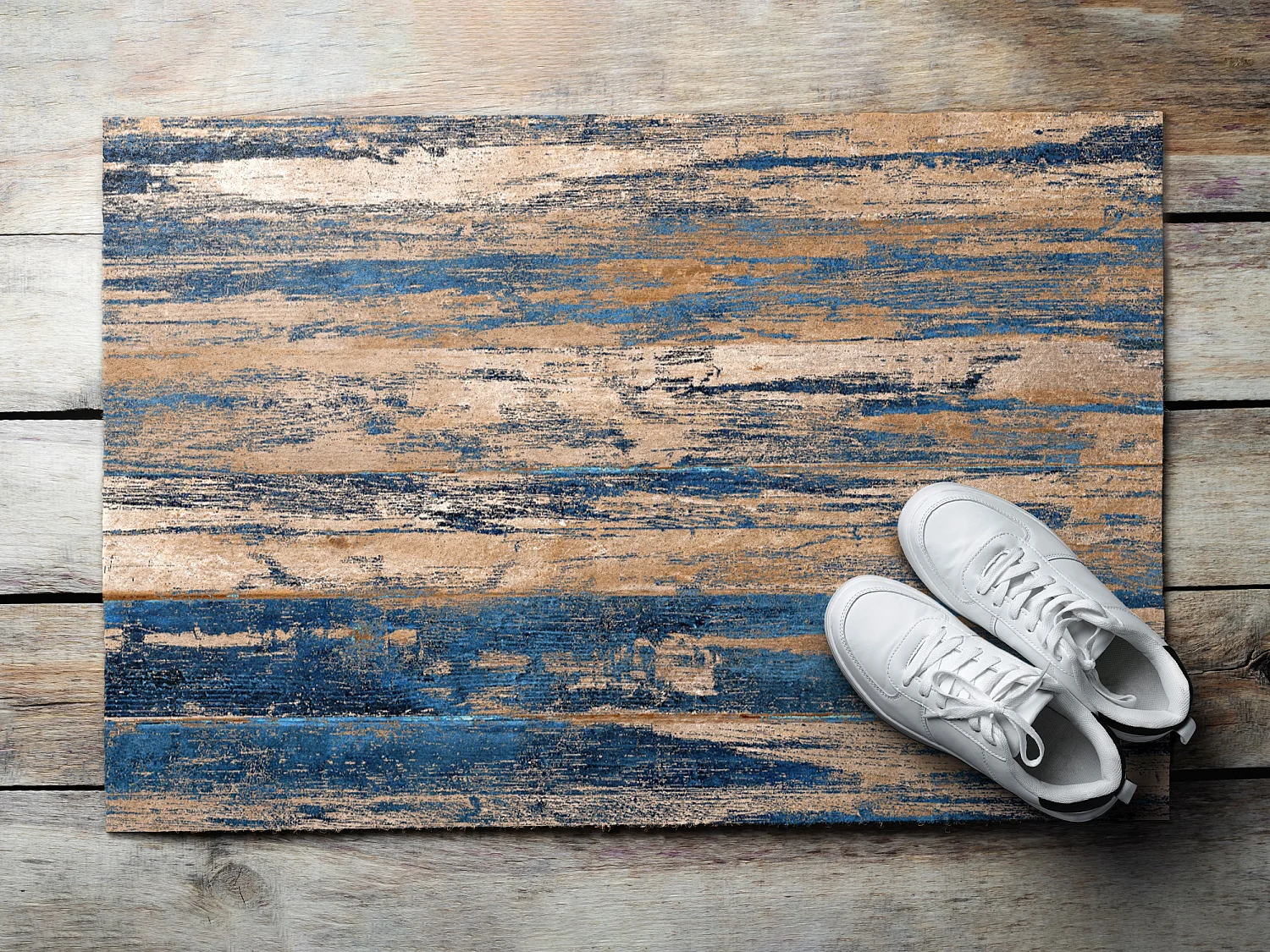 Moderne Fußmatte für den Innenbereich – bequem und stilvoll – 150 x 100 cm – abstrakt