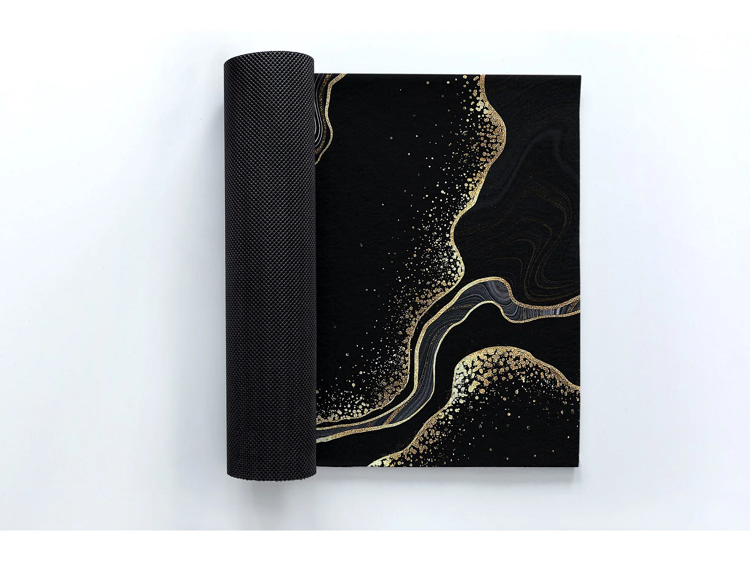 Paillasson d'intérieur élégant - Design moderne 150 x 100 cm - Marbre noir