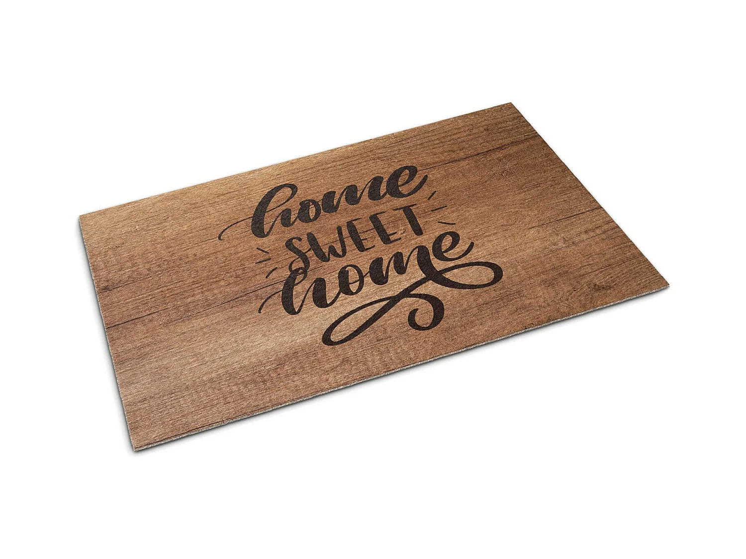 Paillasson d'intérieur élégant - Design moderne 60 x 40 cm - Planche de bois
