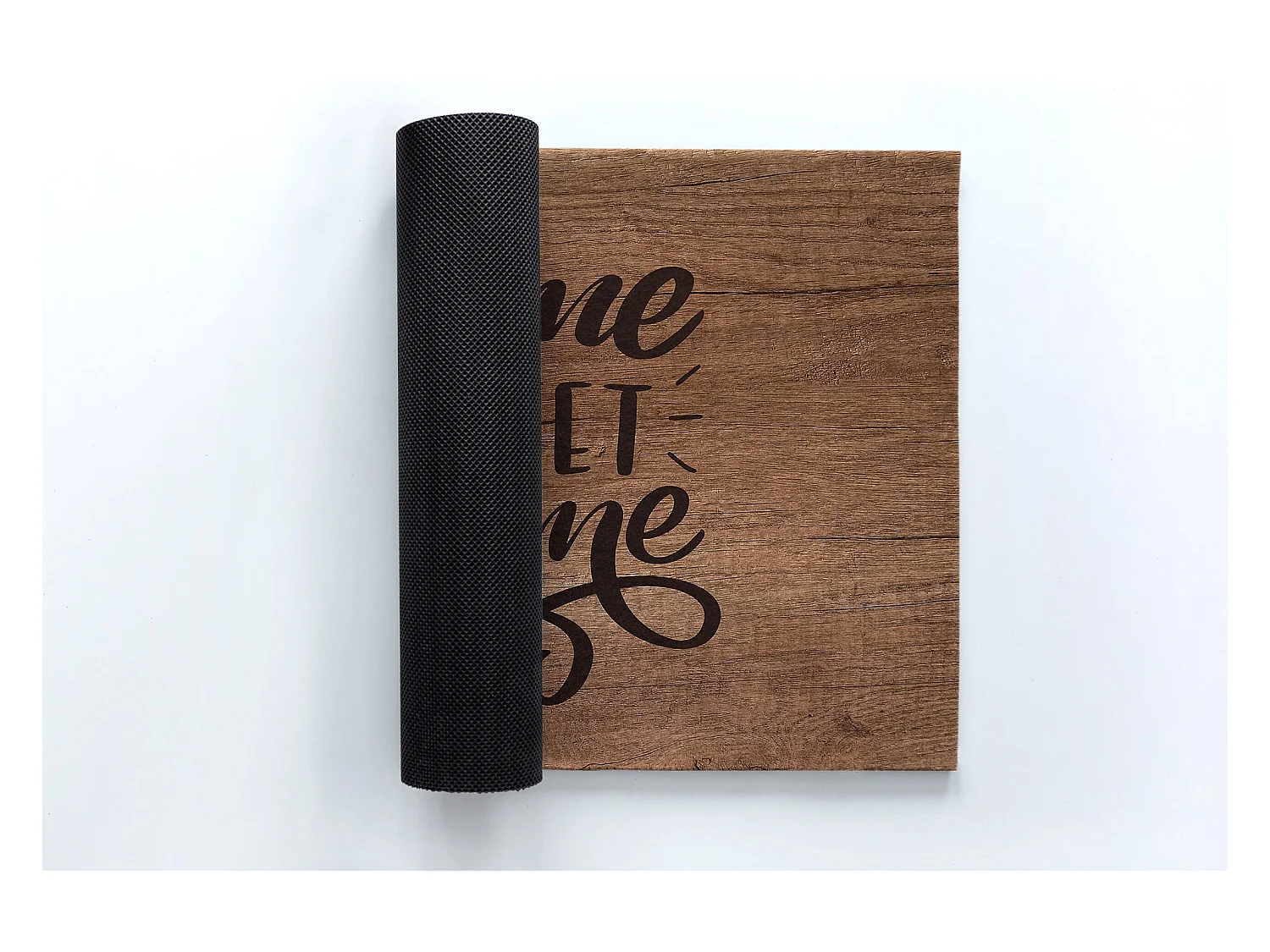 Paillasson d'intérieur élégant - Design moderne 60 x 40 cm - Planche de bois