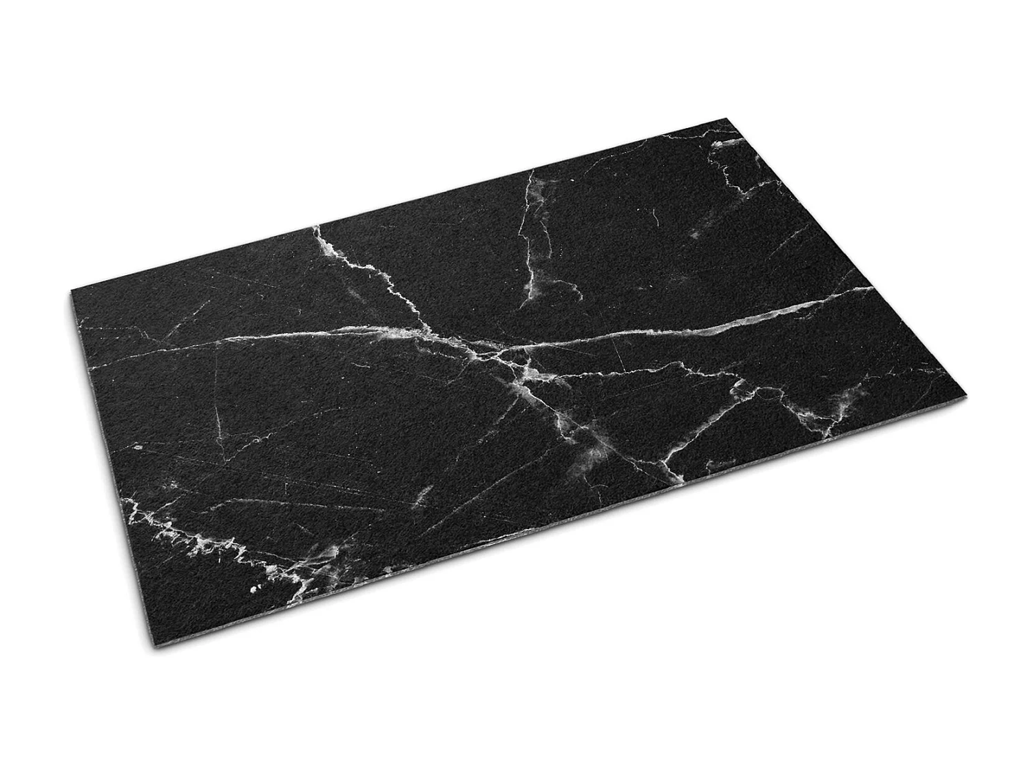 Zerbino moderno per interni - Comodo ed elegante - 90 x 60 cm - Marmo nero