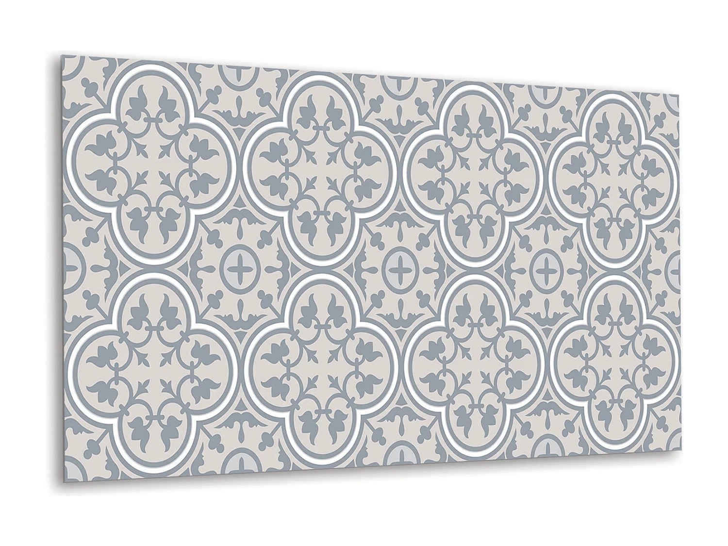 Panneaux muraux en vinyle, Planches en vinyle adhésives - 100x50 cm - Motif floristique
