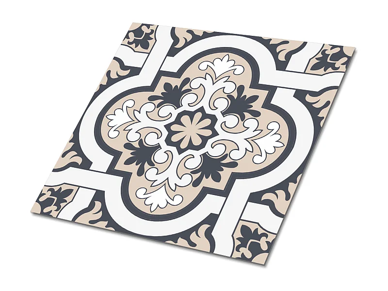 Selbstklebende PVC-Fliesen, selbstklebende PVC-Fliesen – 9 x 30 x 30 – Blattdekoration