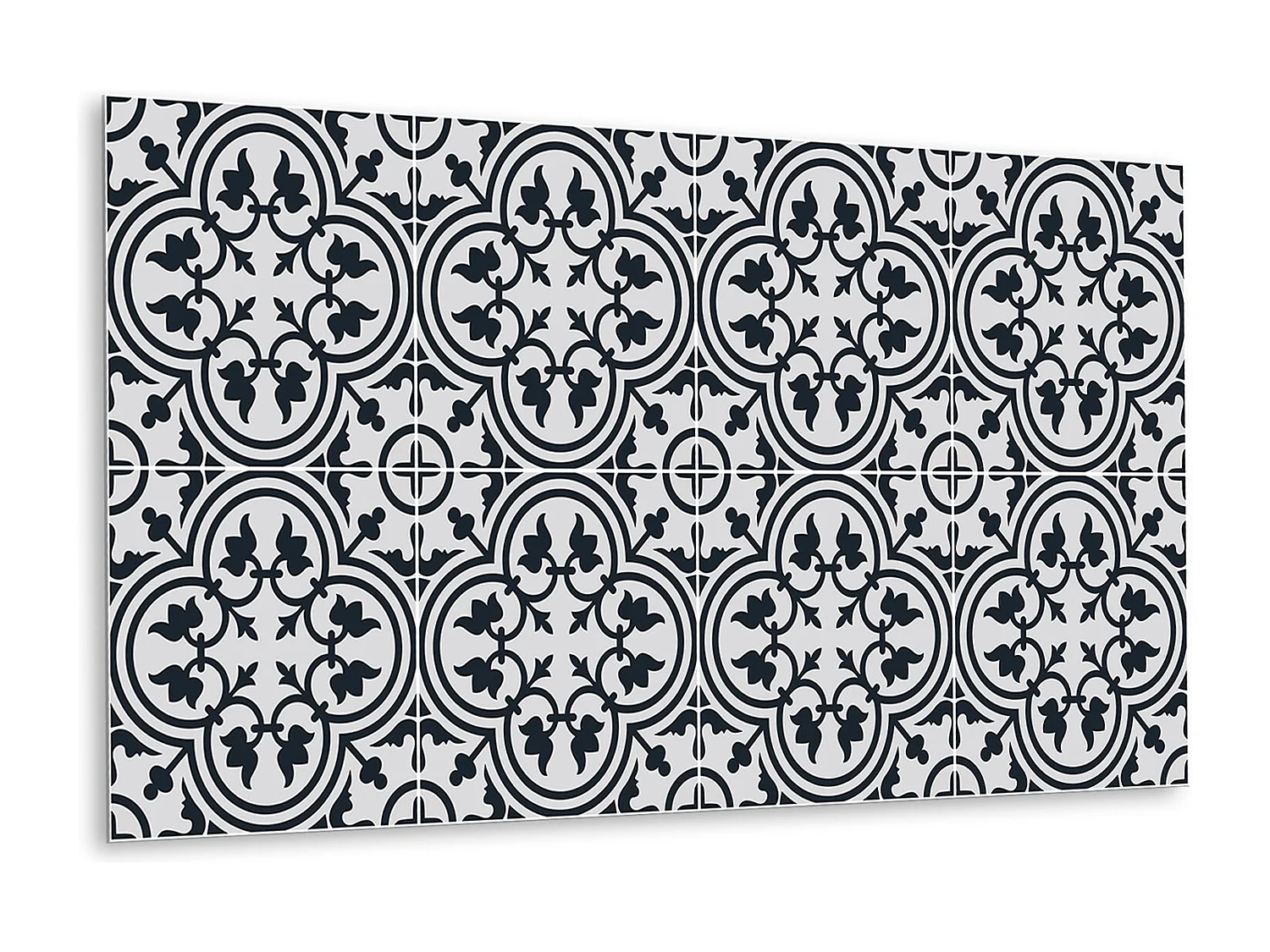 Vinyl-Wandpaneele, selbstklebende Vinylplanken – 100 x 50 cm – Pflanzenmodell