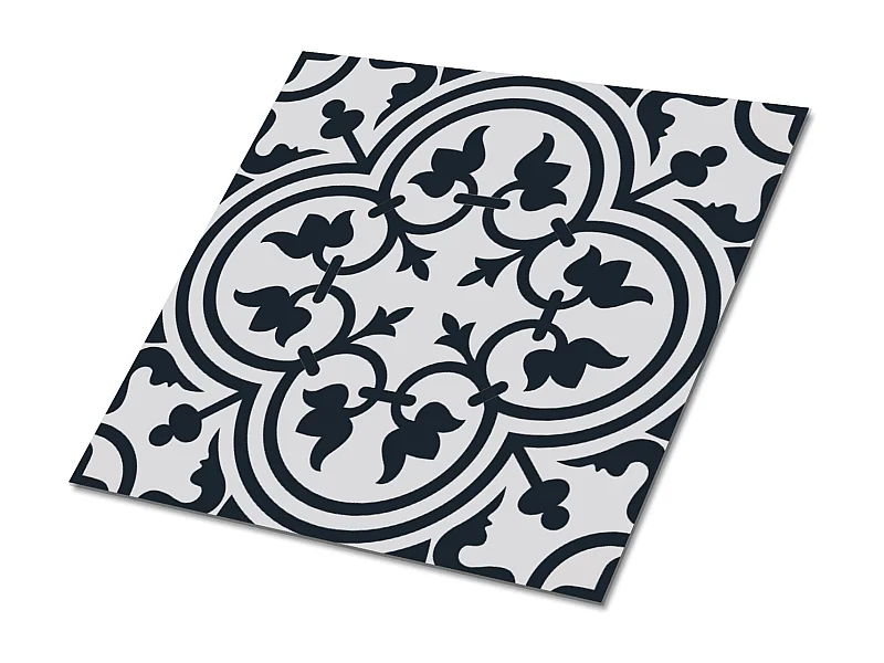 Selbstklebende PVC-Fliesen, selbstklebende PVC-Fliesen – 9 x 30 x 30 – Pflanzenmodell