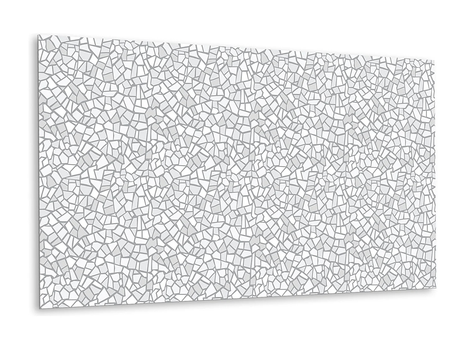 Vinyl-Wandpaneele, selbstklebende Vinylplanken – 100 x 50 cm – graues Mosaik