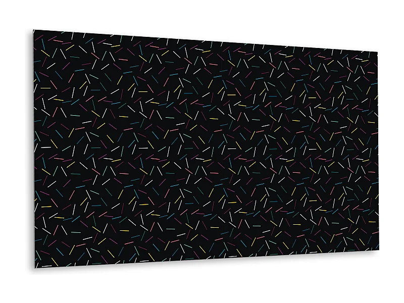 Vinyl-Wandpaneele, selbstklebende Vinylplanken – 100 x 50 cm – farbige Linien