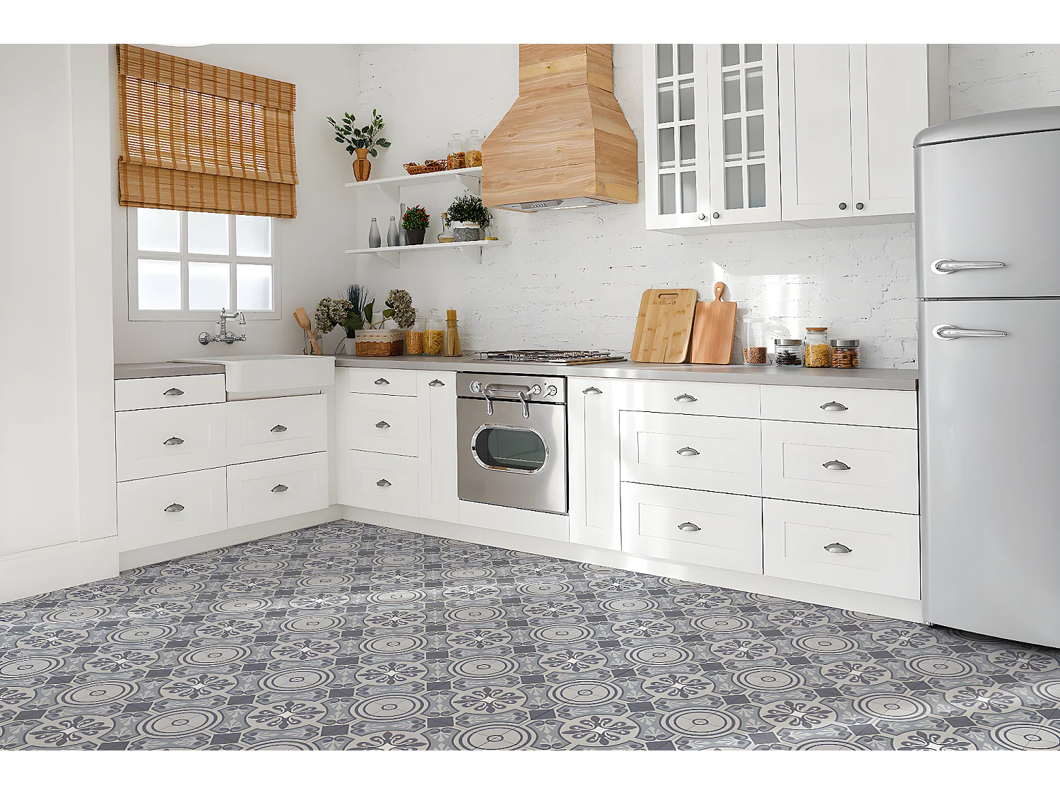 Carreaux autocollants PVC, Carrelage PVC adhésif - 9x30x30 - Climats orientaux