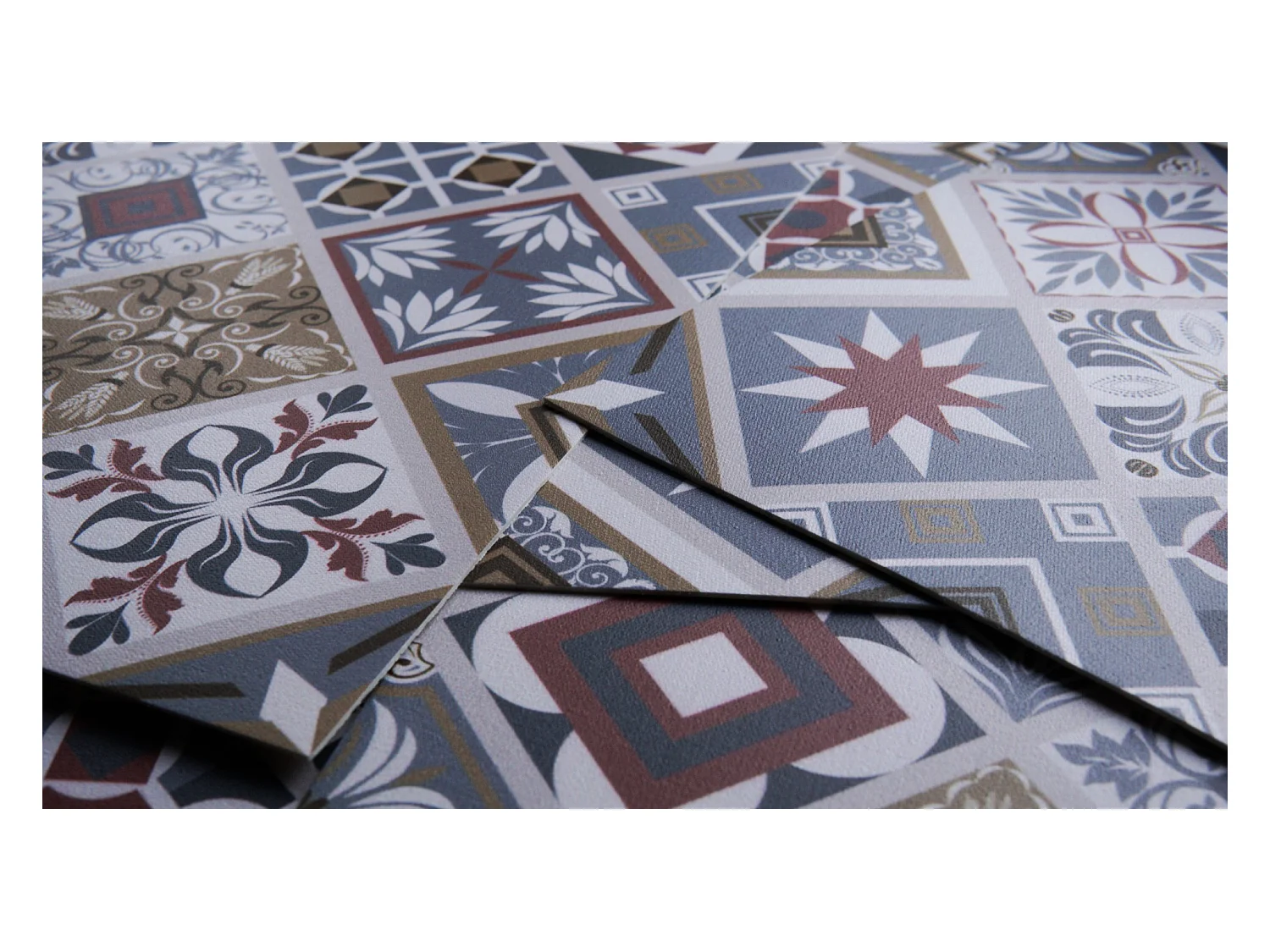 Zelfklevende PVC-tegels, Zelfklevende PVC-tegels - 9x30x30 - Architectonisch beton.