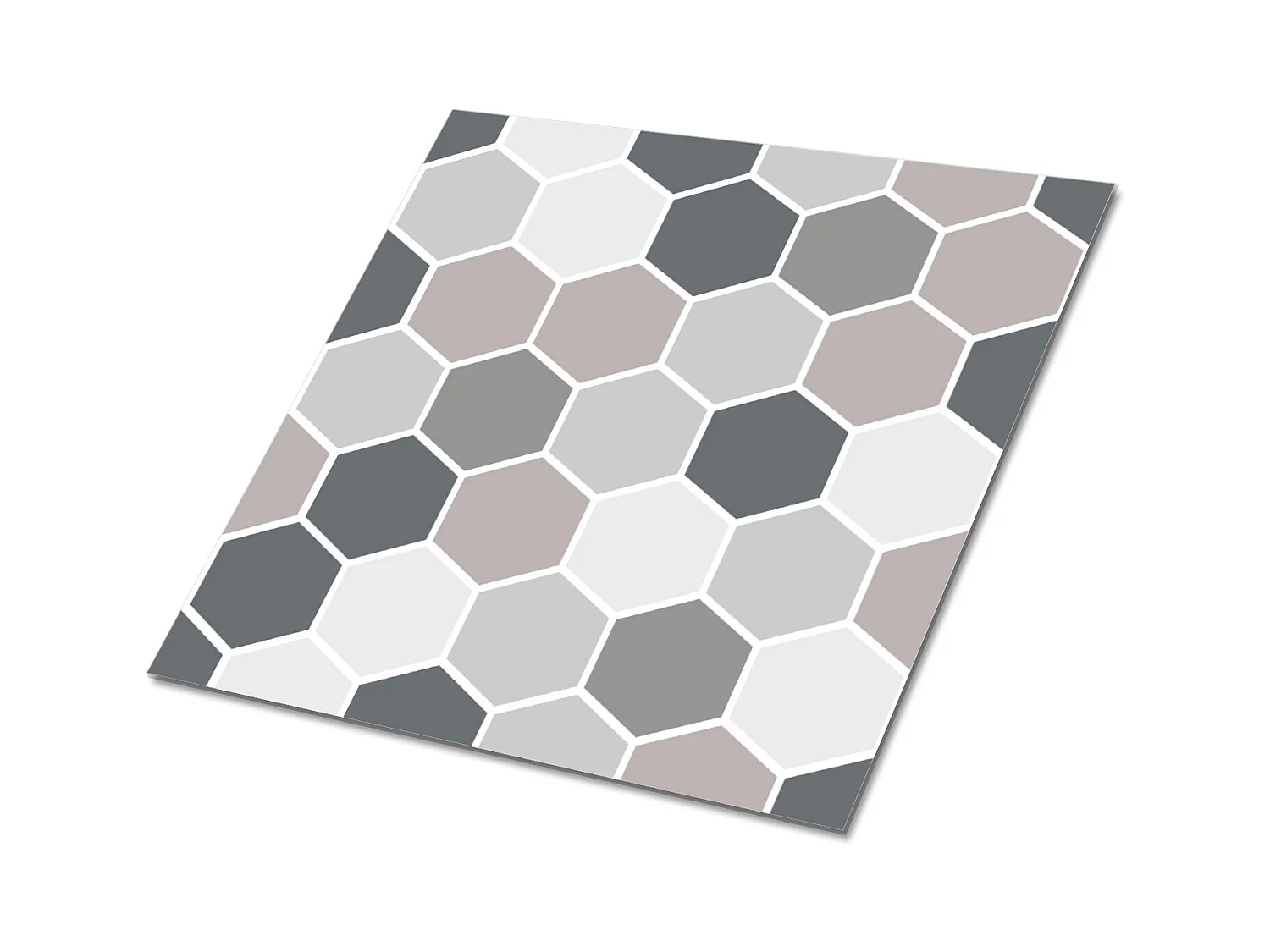 Carreaux autocollants PVC, Carrelage PVC adhésif - 9x30x30 - rayon de miel