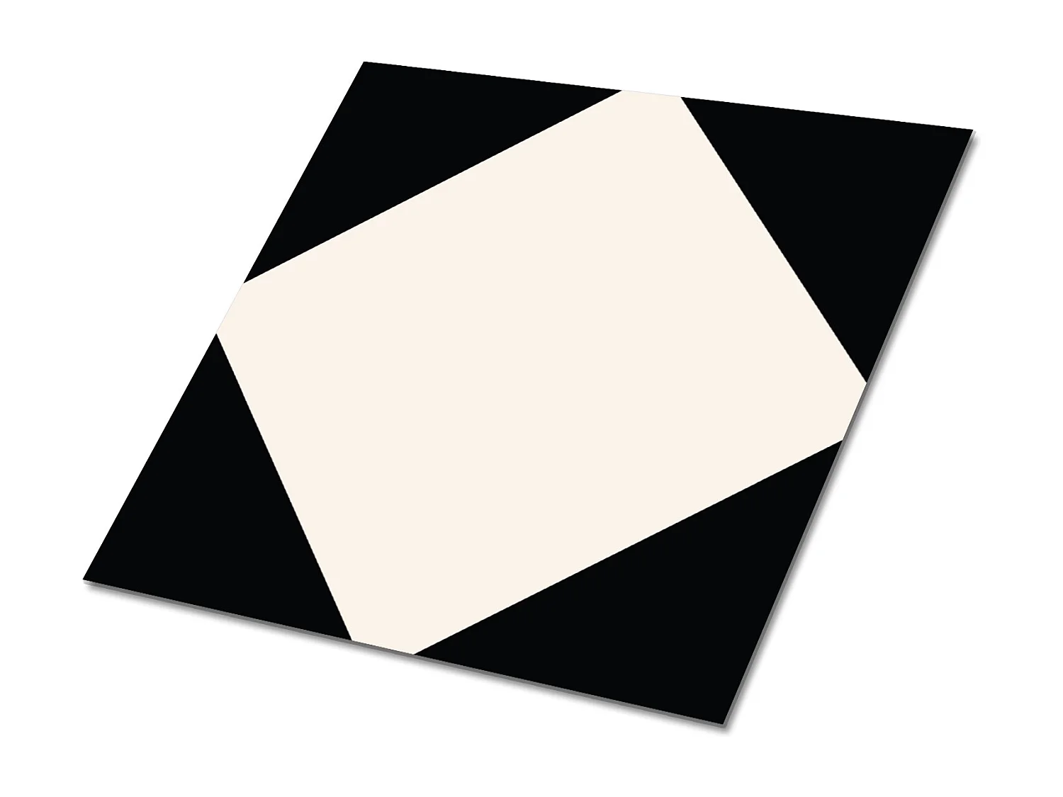 Selbstklebende PVC-Fliesen, selbstklebende PVC-Fliesen – 9 x 30 x 30 – Diamant