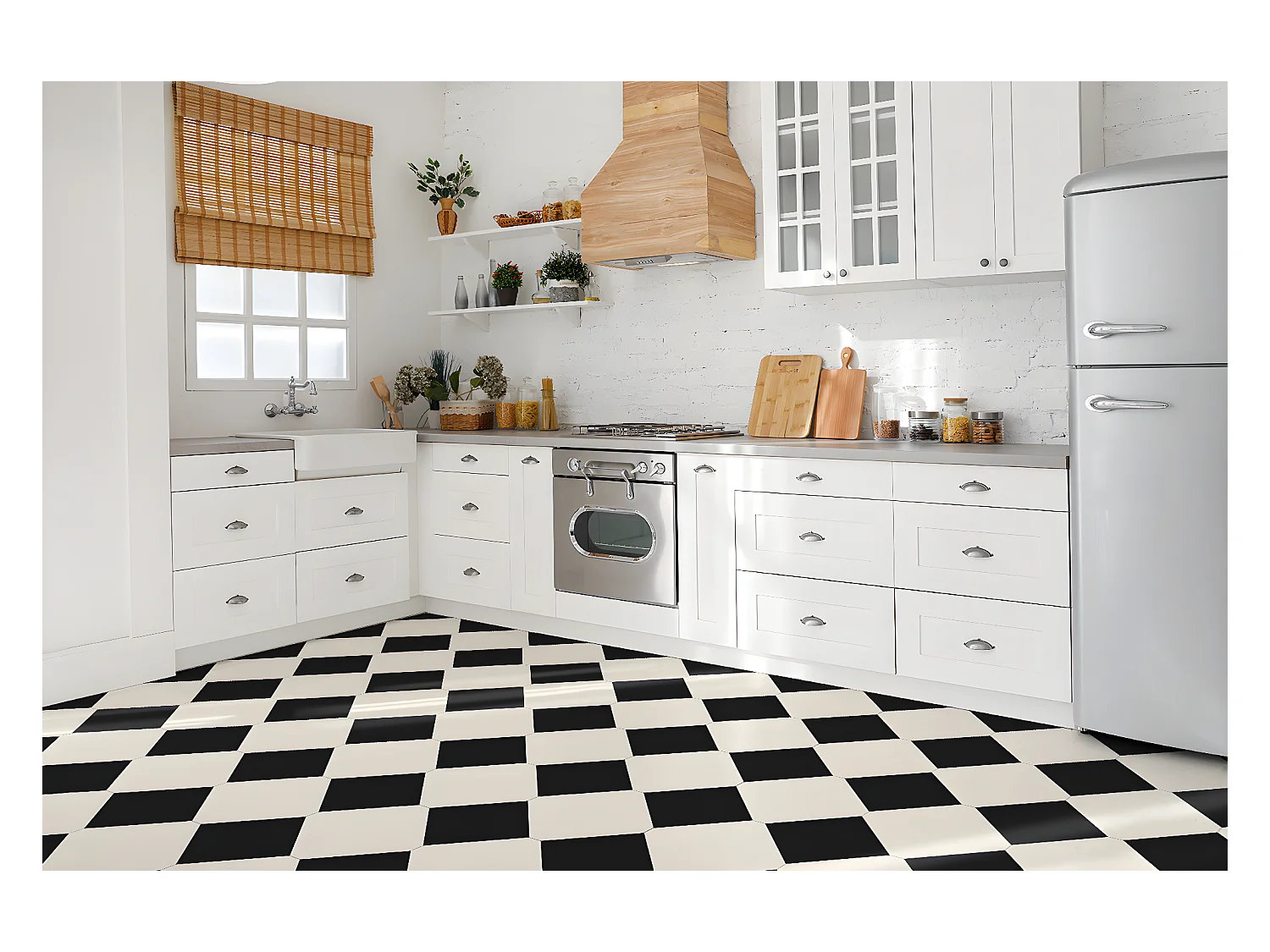 Zelfklevende PVC-tegels, Zelfklevende PVC-tegels - 9x30x30 - Diamant