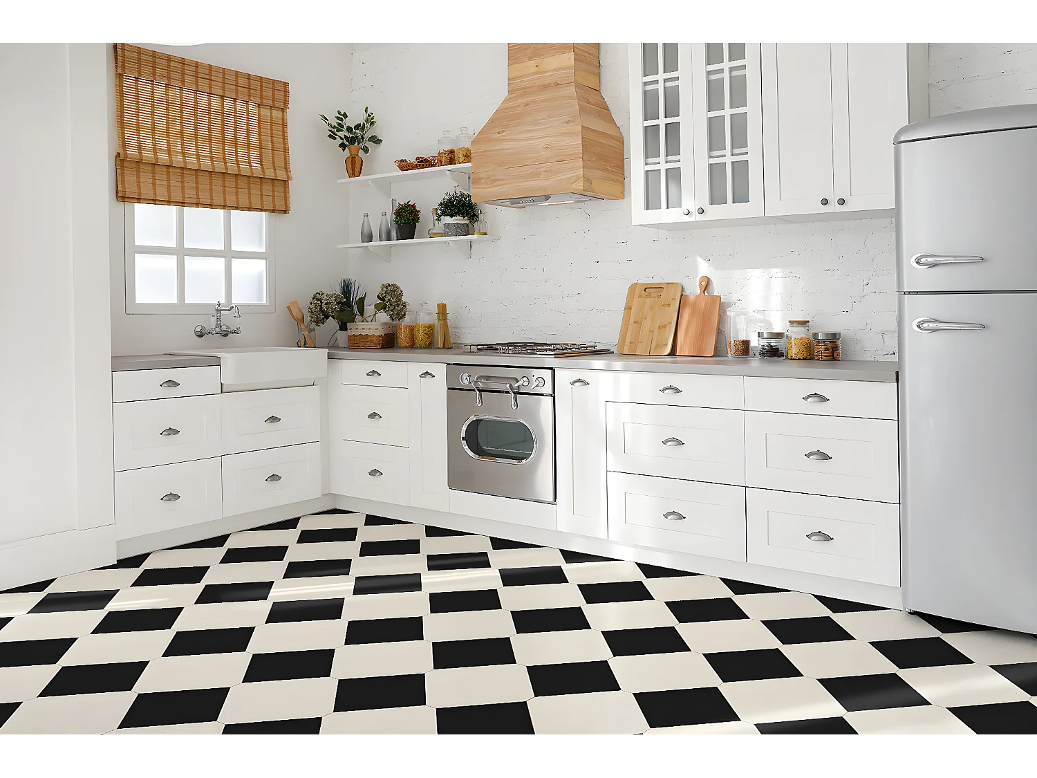 Zelfklevende PVC-tegels, Zelfklevende PVC-tegels - 9x30x30 - Diamant