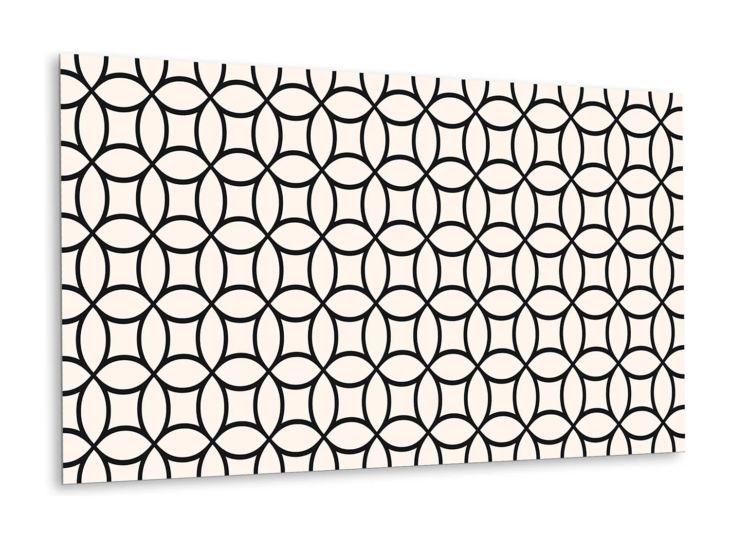 Panneaux muraux en vinyle, Planches en vinyle adhésives - 100x50 cm - Cercles géométriques