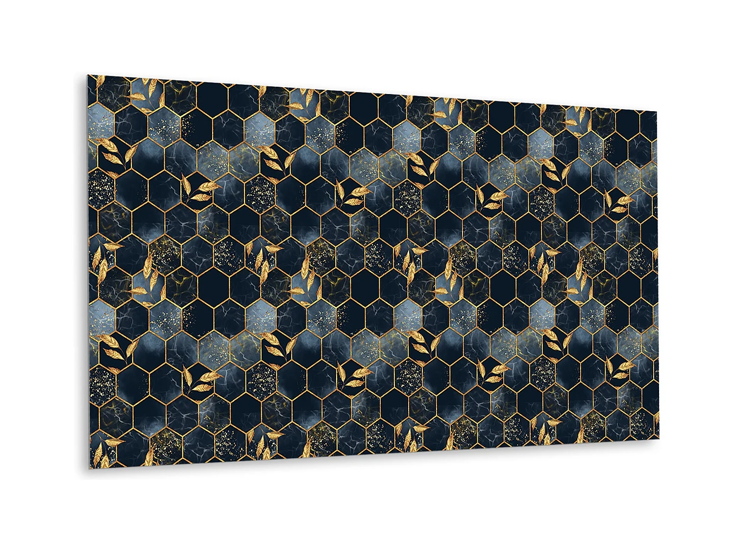 Vinyl wandpanelen, Zelfklevende vinylplanken - 100x50 cm - Vellen en zeshoeken