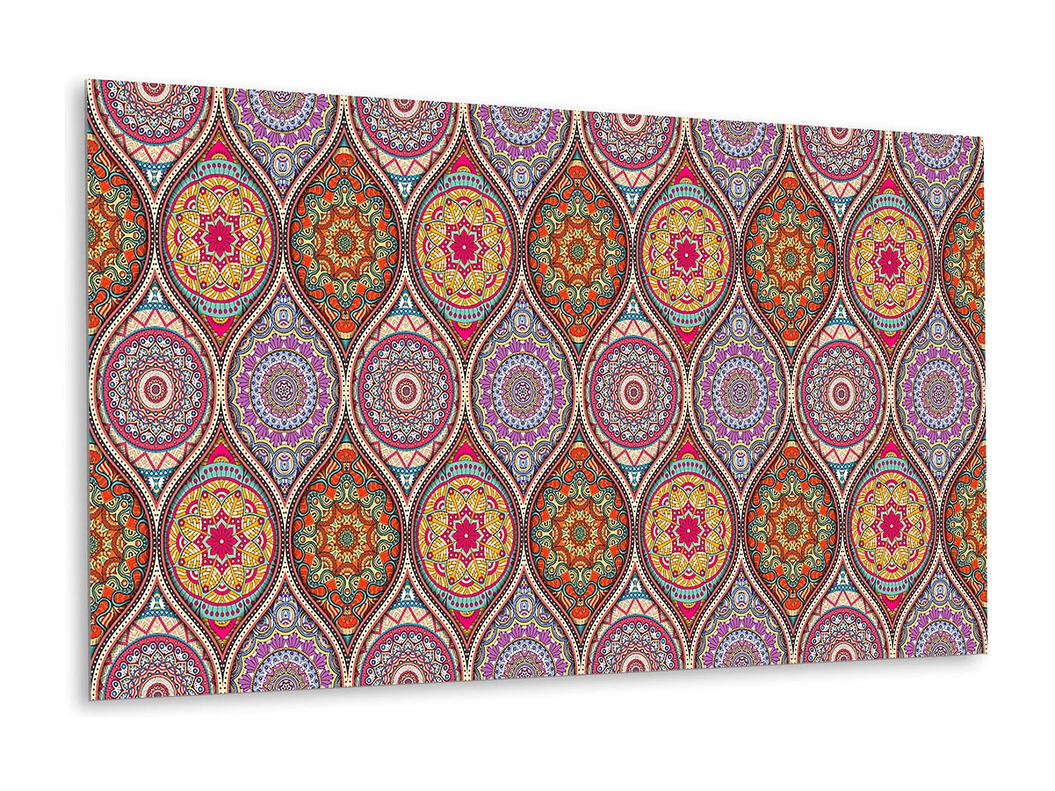 Panneaux muraux en vinyle, Planches en vinyle adhésives - 100x50 cm - Beau mandala