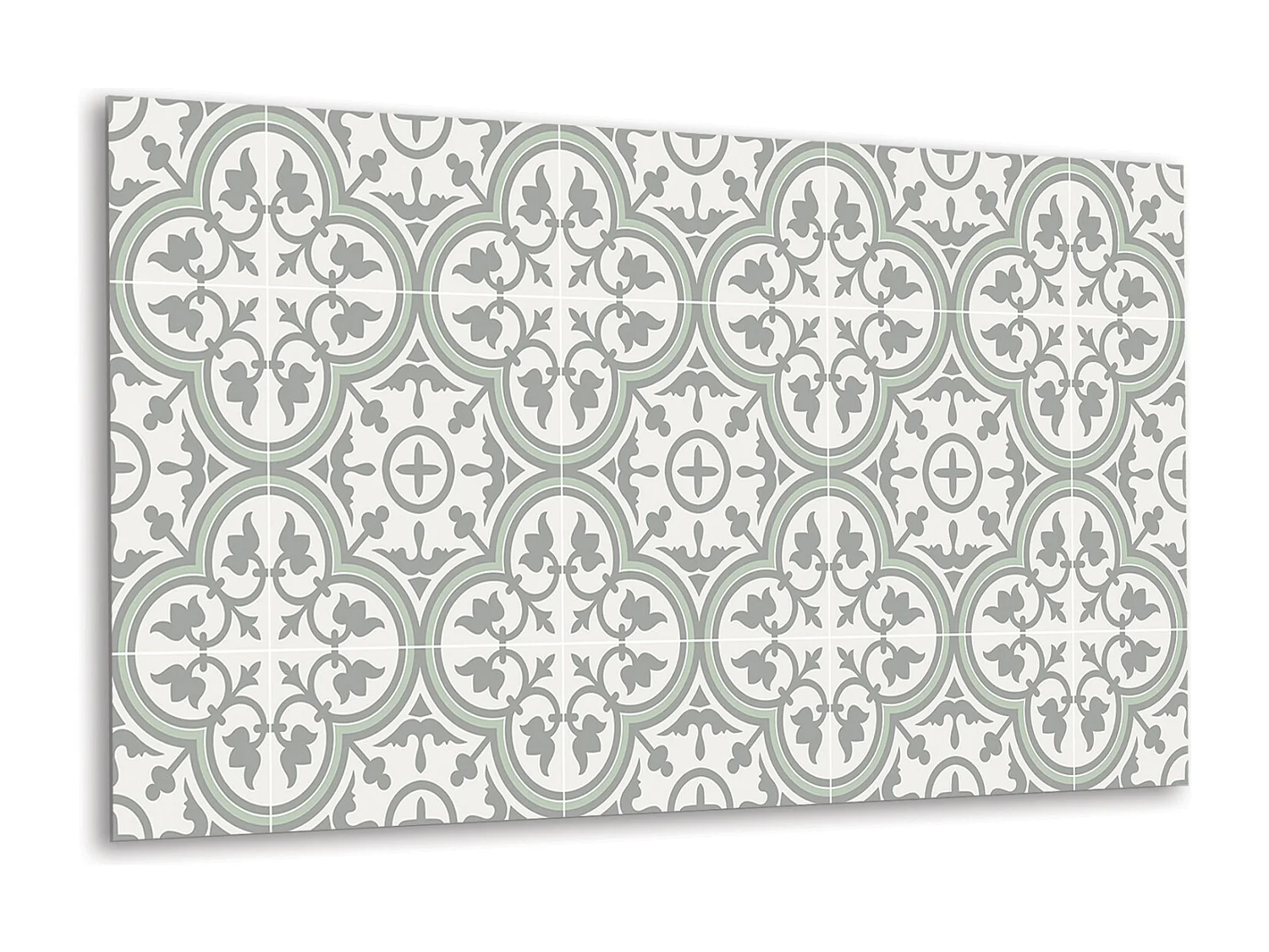 Vinyl-Wandpaneele, selbstklebende Vinylplanken – 100 x 50 cm – Blumenmuster