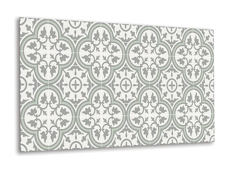 Vinyl-Wandpaneele, selbstklebende Vinylplanken – 100 x 50 cm – Blumenmuster