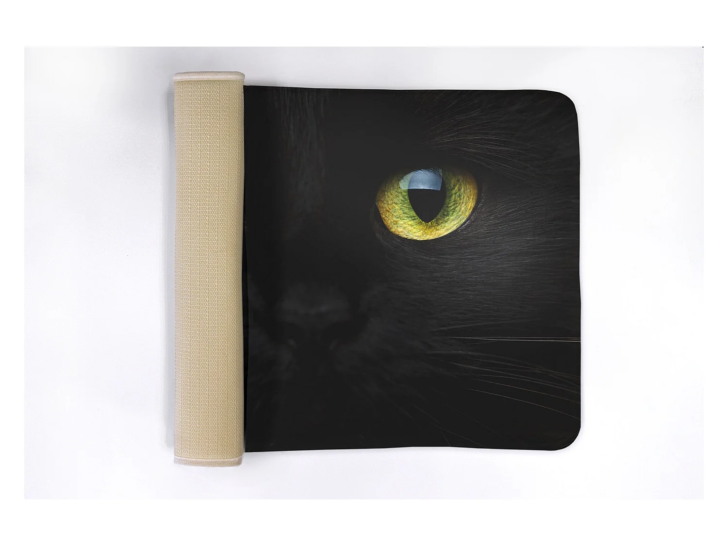 Tappeto da bagno moderno 75x45 cm - Comodo tappeto da bagno simpatico gatto nero