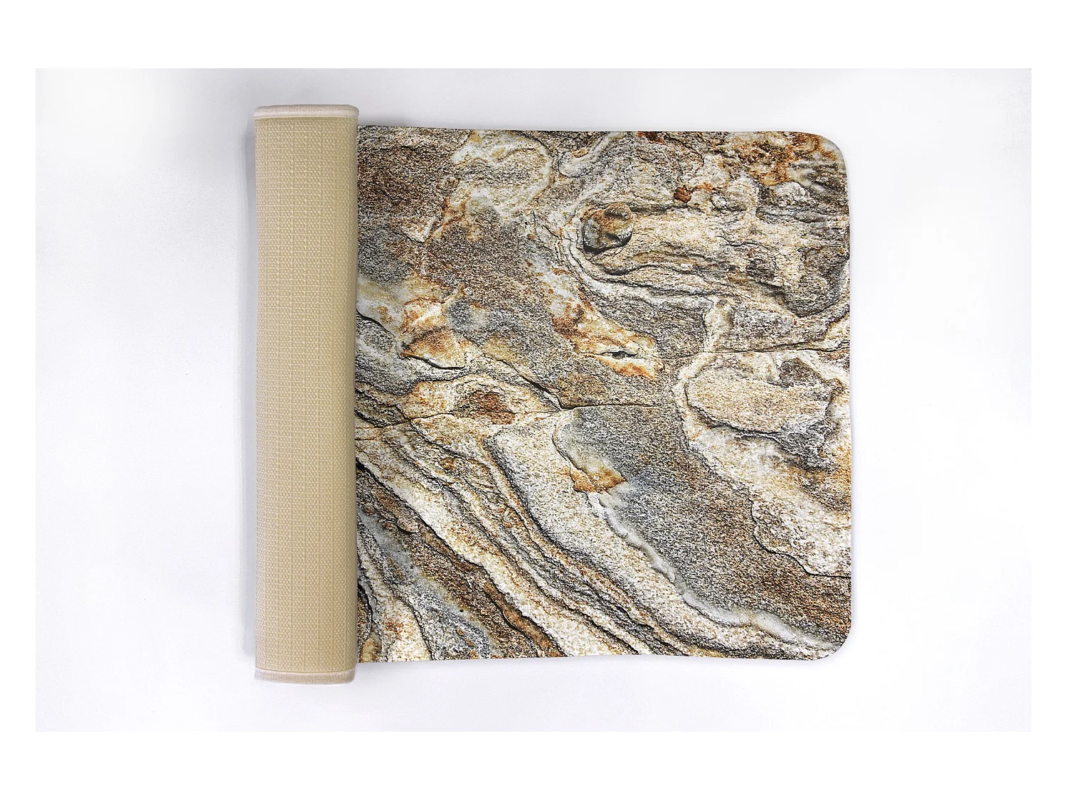 Moderner Badezimmerteppich 90x60 cm - Bequemer Badezimmerteppich aus elegantem Marmor