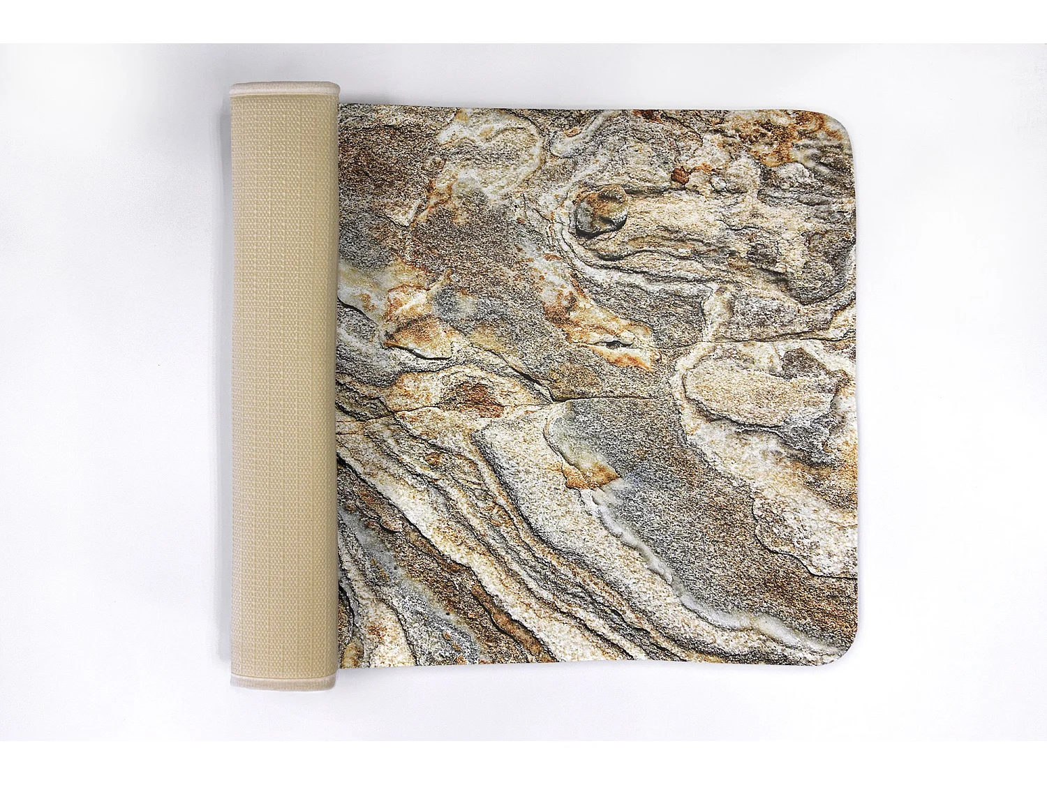 Moderner Badezimmerteppich 90x60 cm - Bequemer Badezimmerteppich aus elegantem Marmor