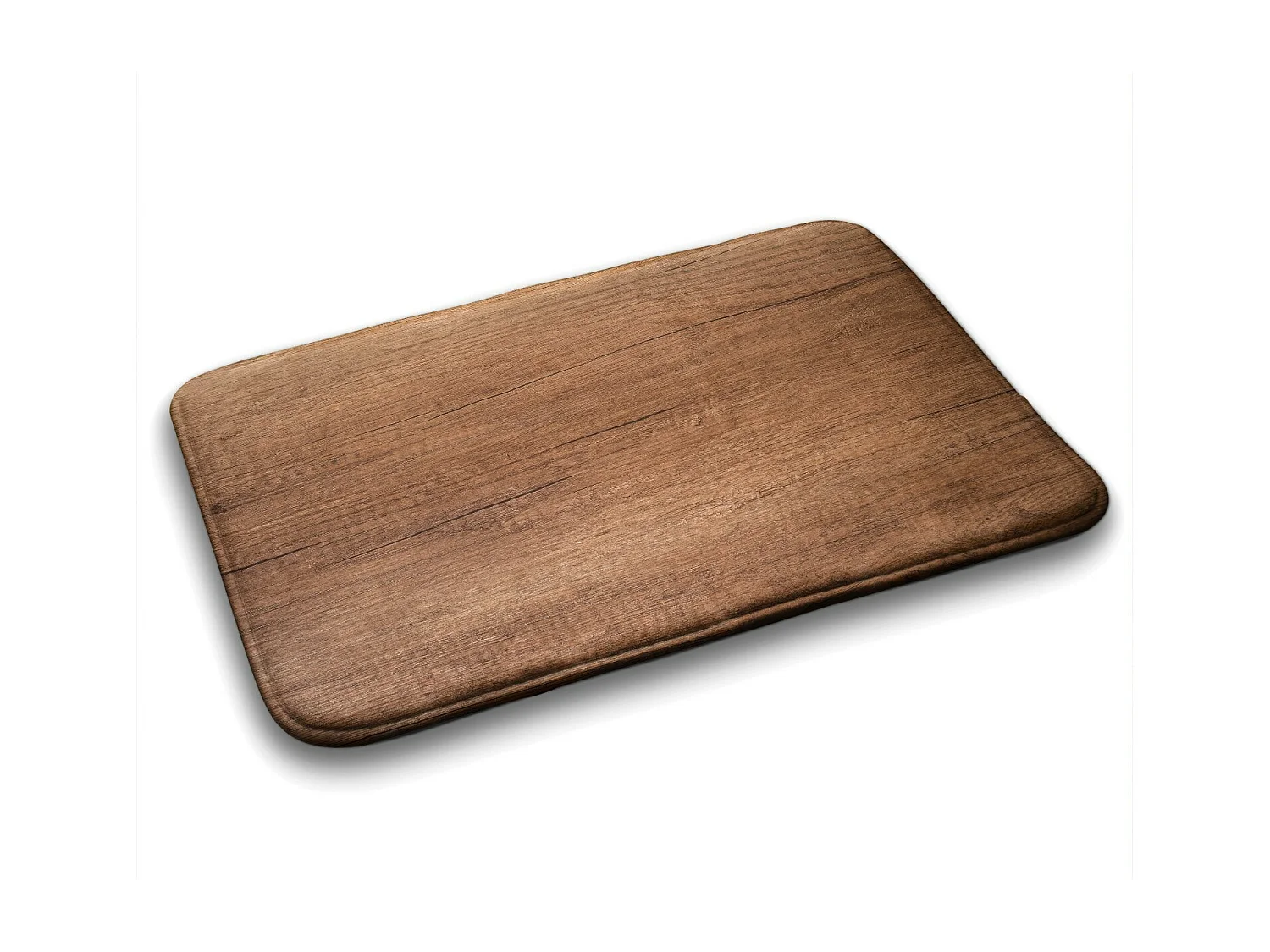 Tapis de salle de bain 90x60 cm - Tapis de salle de bain antidérapant Planche de bois naturel