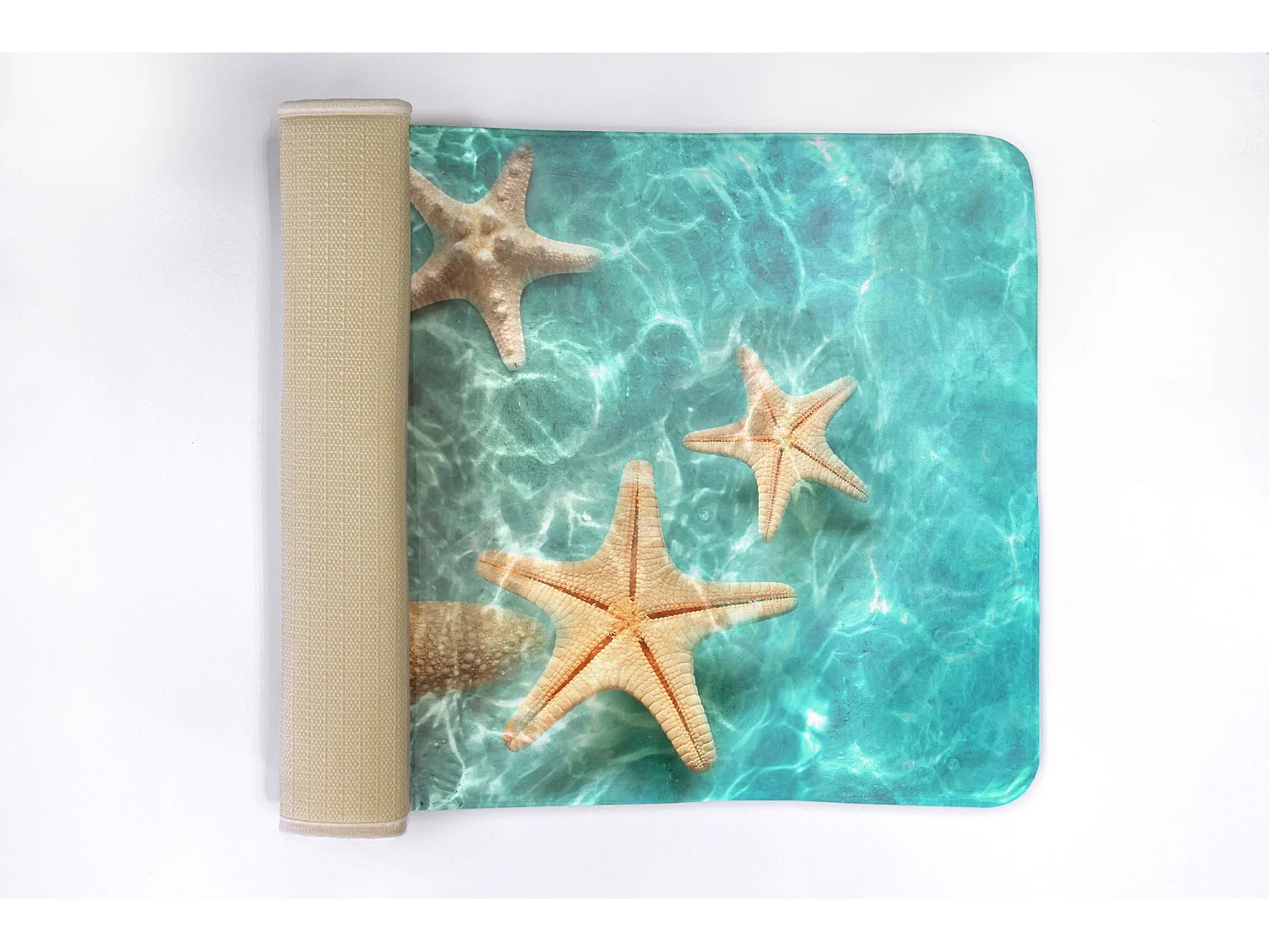 Elegante tappeto da bagno 75x45 cm - Tappeto da bagno moderno Starfish