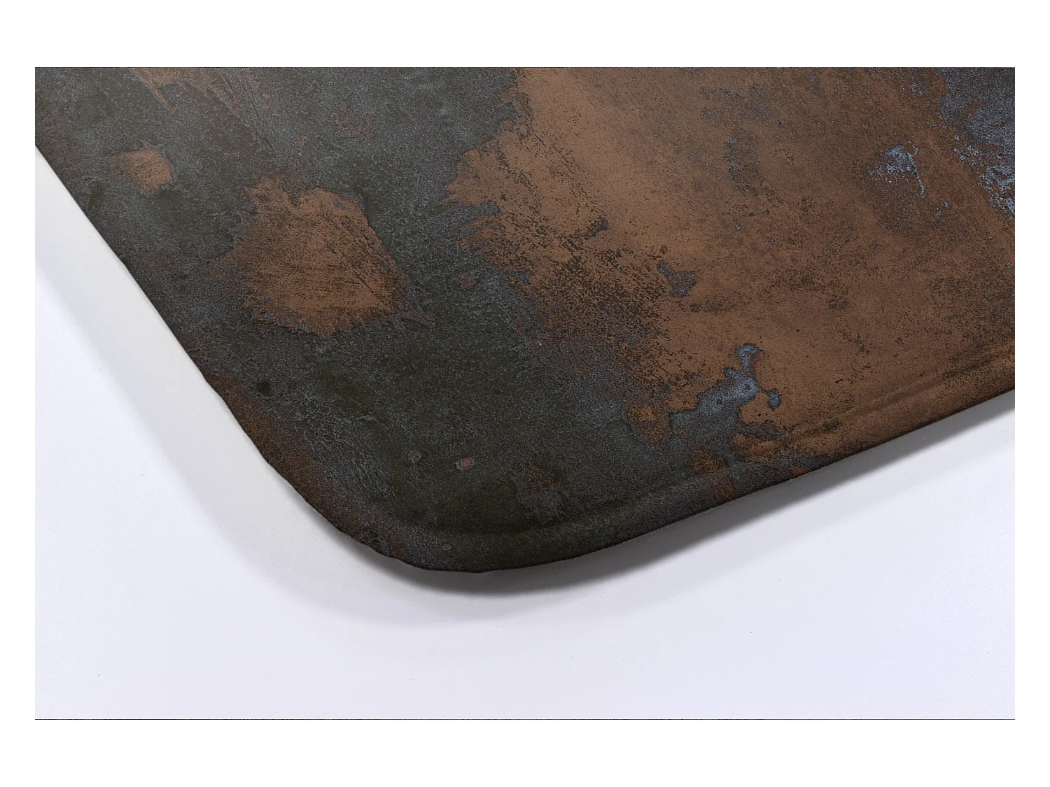 Luxe badkamerkleed 75x45 cm - Zacht badkamerkleed Industrieel roest
