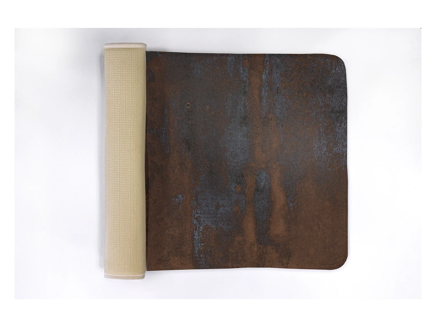 Tapis de salle de bain de luxe 75x45 cm - Tapis de salle de bain doux Rouille industrielle