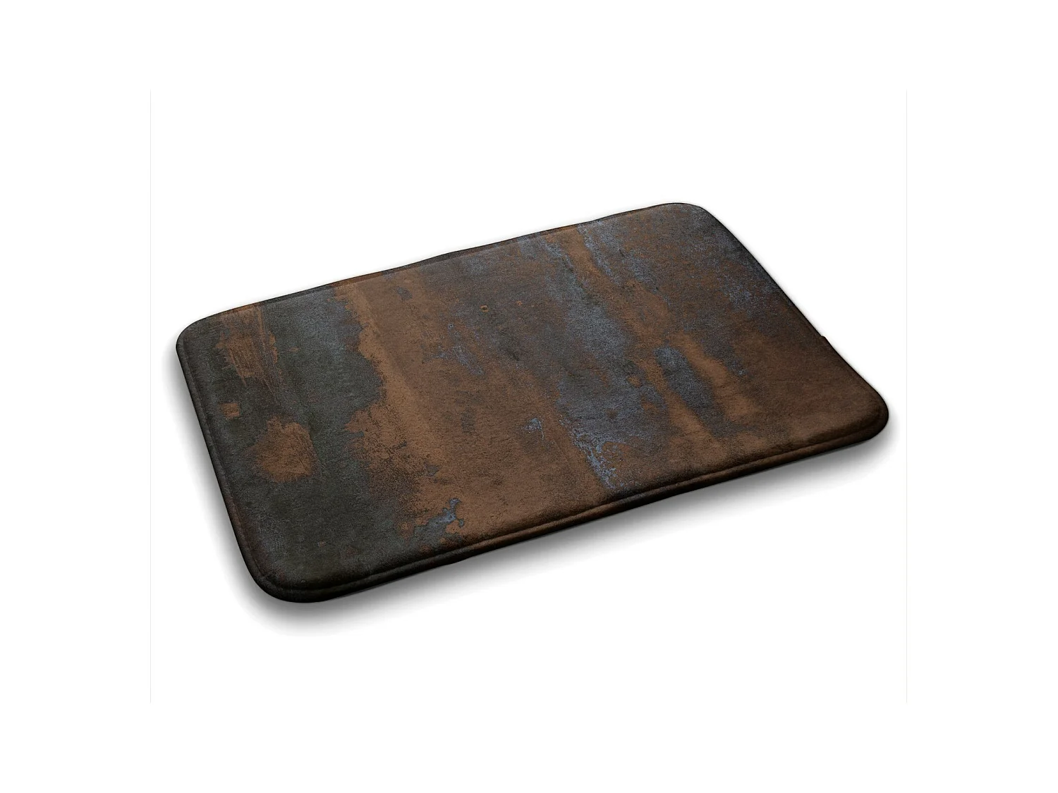 Tapis de salle de bain de luxe 75x45 cm - Tapis de salle de bain doux Rouille industrielle