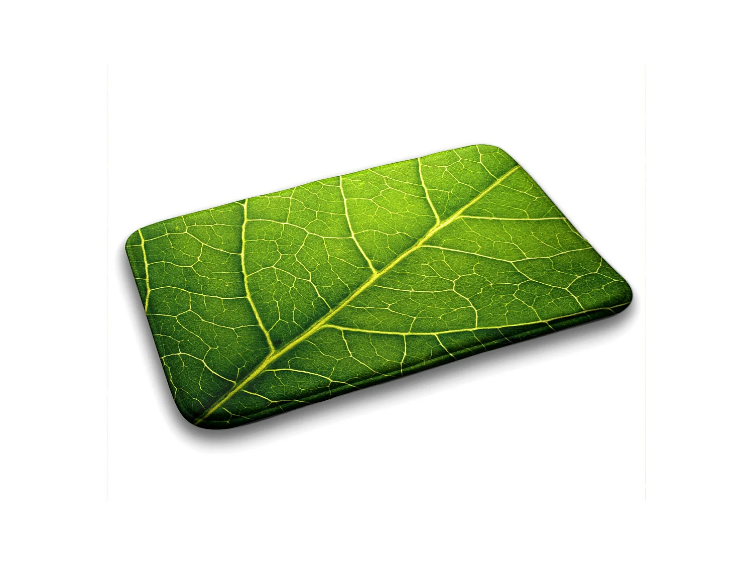 Luxe badkamerkleed 75x45 cm - Fresh Leaf zachte badmat