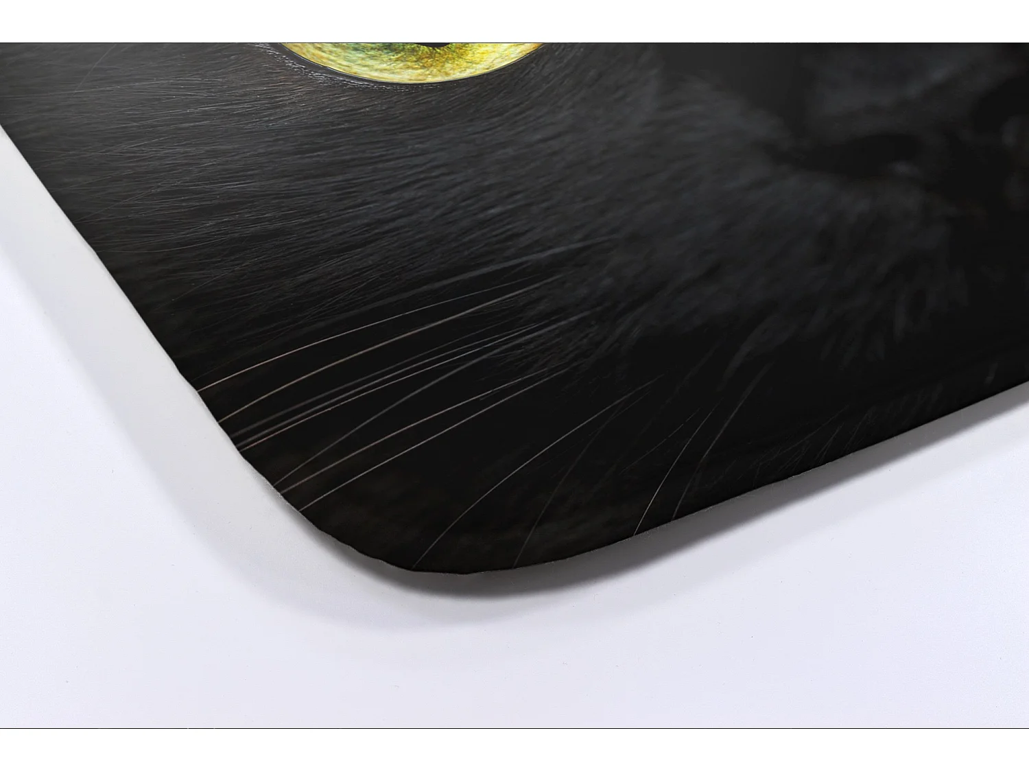 Alfombra de baño moderna 90x60 cm - Cómoda alfombra de baño Lindo gato negro