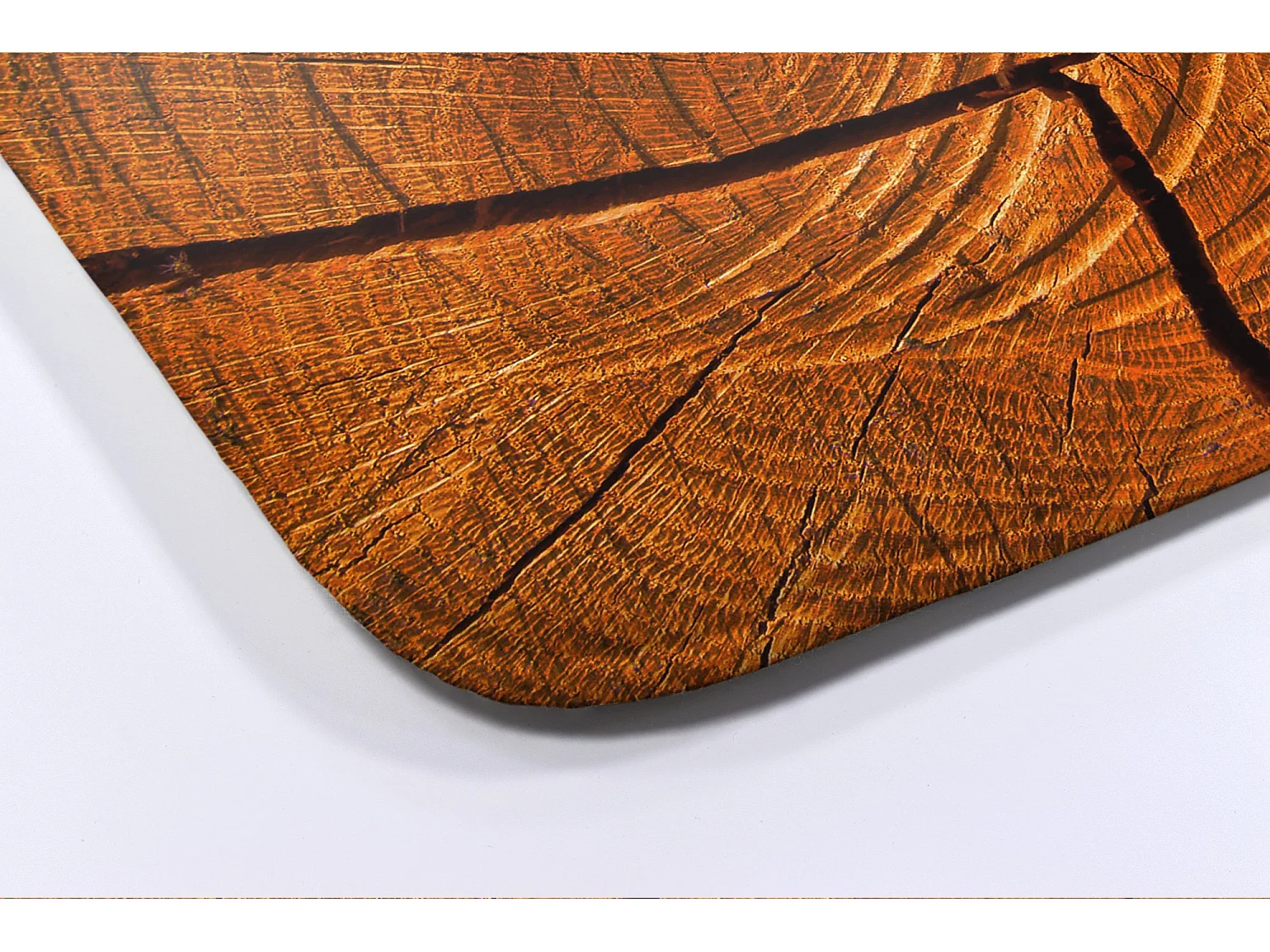 Moderner Badezimmerteppich 75x45 cm - Bequemer Badezimmerteppich Rustikaler Baumstamm