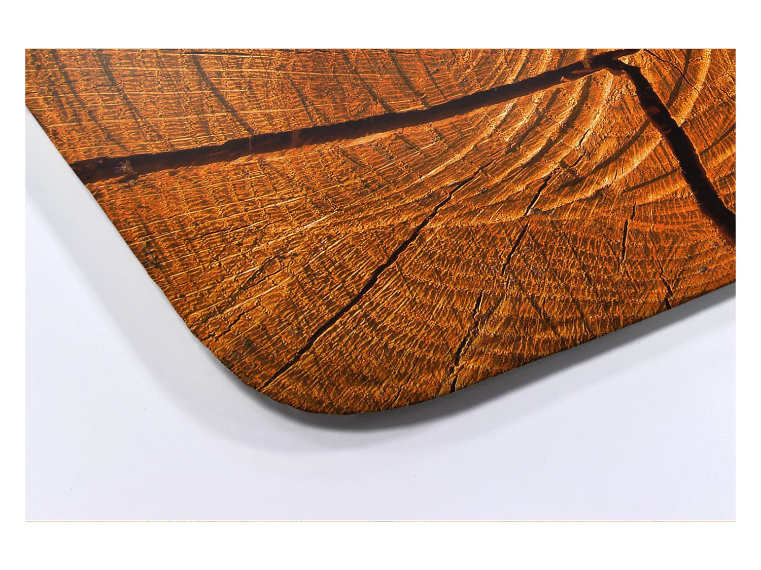 Tapis de salle de bain moderne 90x60 cm - Tapis de salle de bain confortable Tronc d'arbre rustique