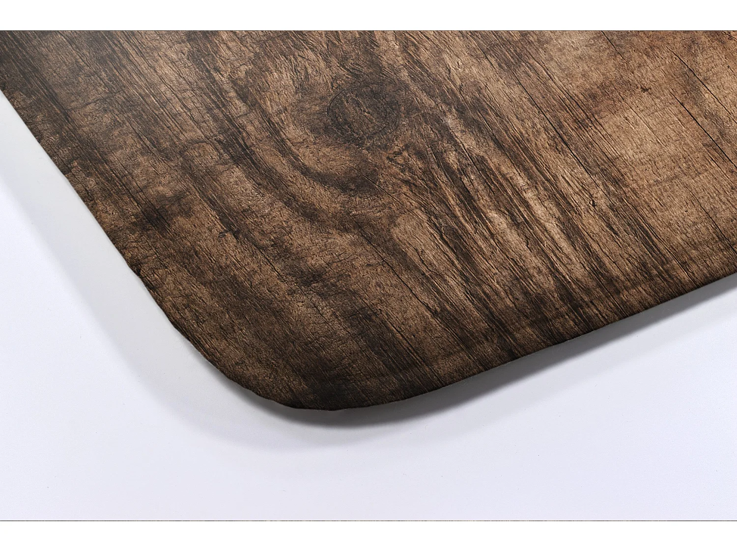 Badezimmermatte 90x60 cm - Rutschfeste Badezimmermatte aus Naturholz