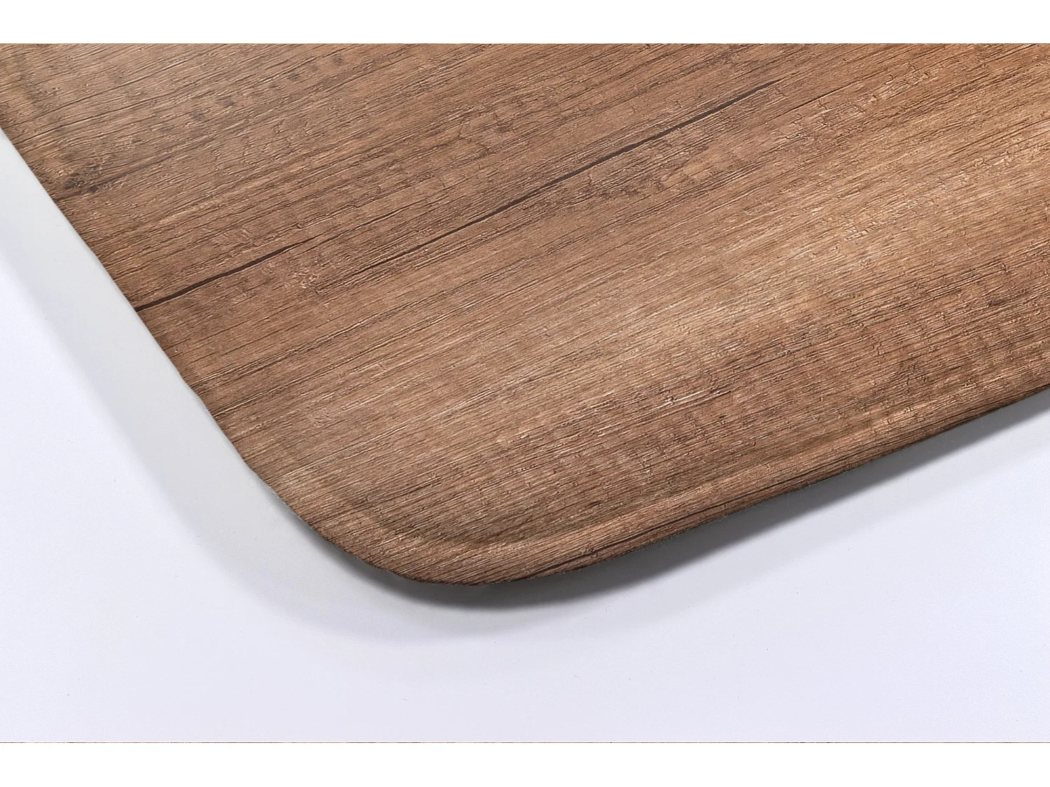 Badkamermat 75x45 cm - Antislip badkamermat Plank van natuurlijk hout