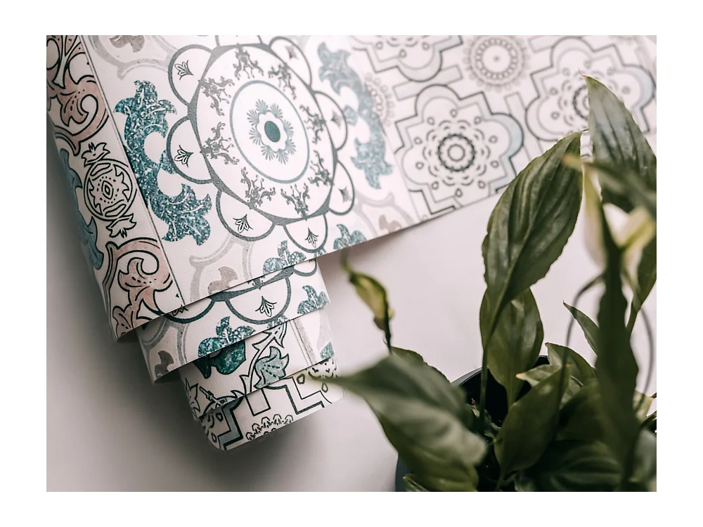 Tappeto Vinile 110cm Per la Cucina e il Soggiorno Rotondo PVC Moderno Impermeabile - Fiori di prato