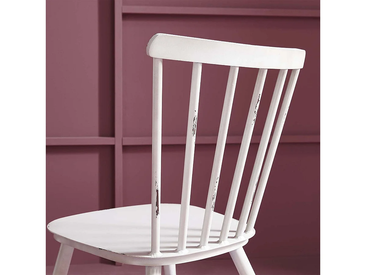 Lot de 2 Chaises en aluminium - Louise