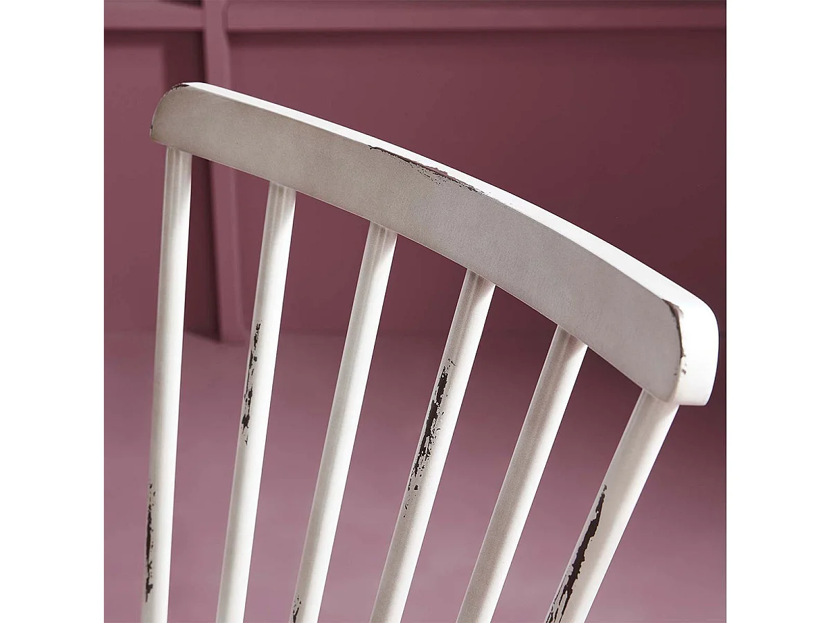 Lot de 2 Chaises en aluminium - Louise