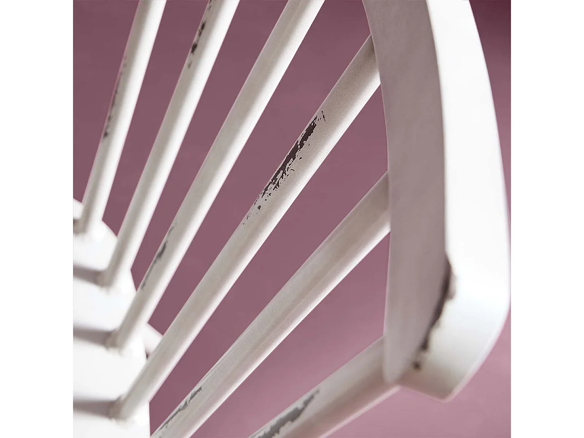 Lot de 2 Chaises en aluminium - Louise