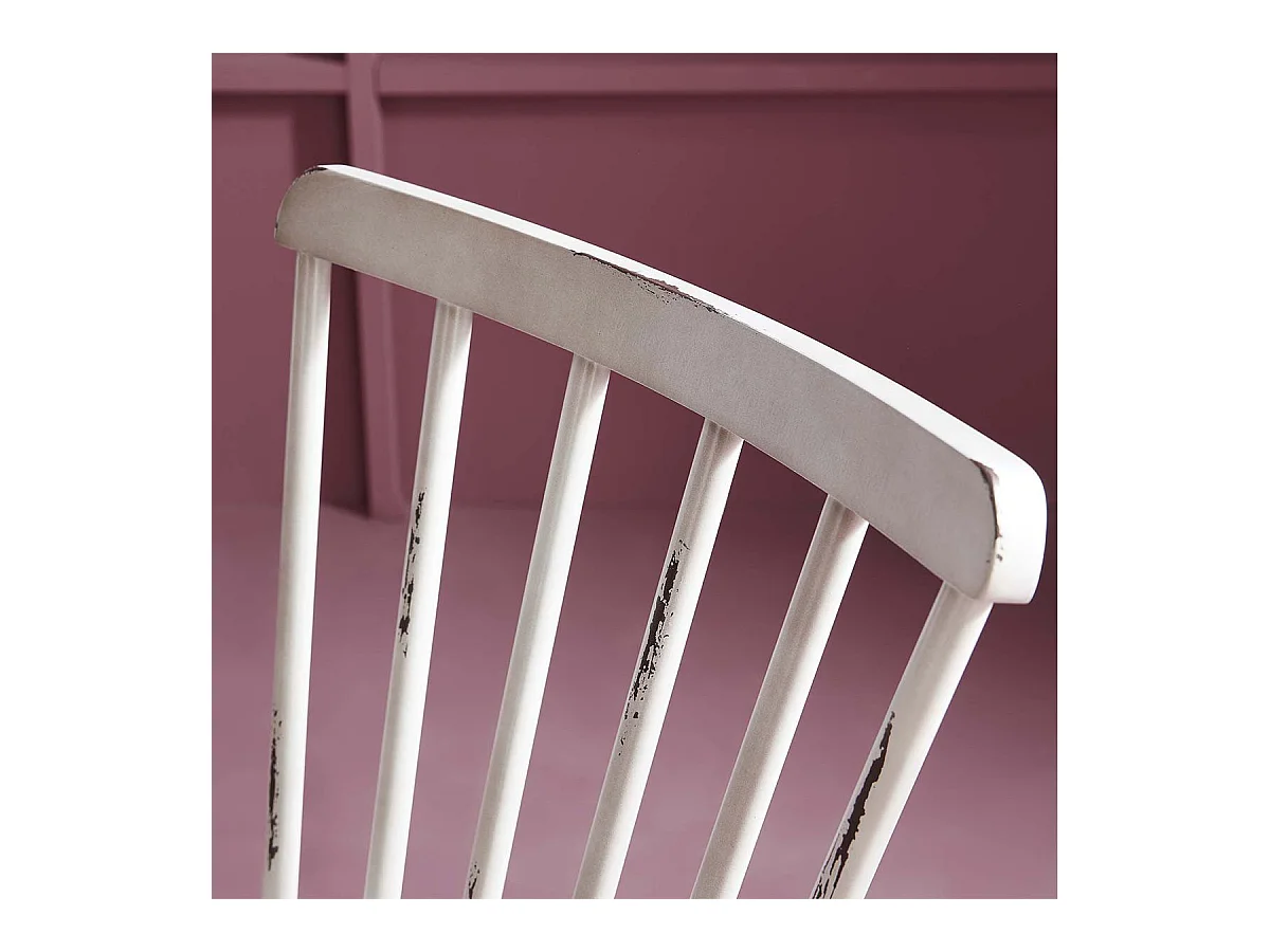 Lot de 2 Chaises en aluminium - Louise