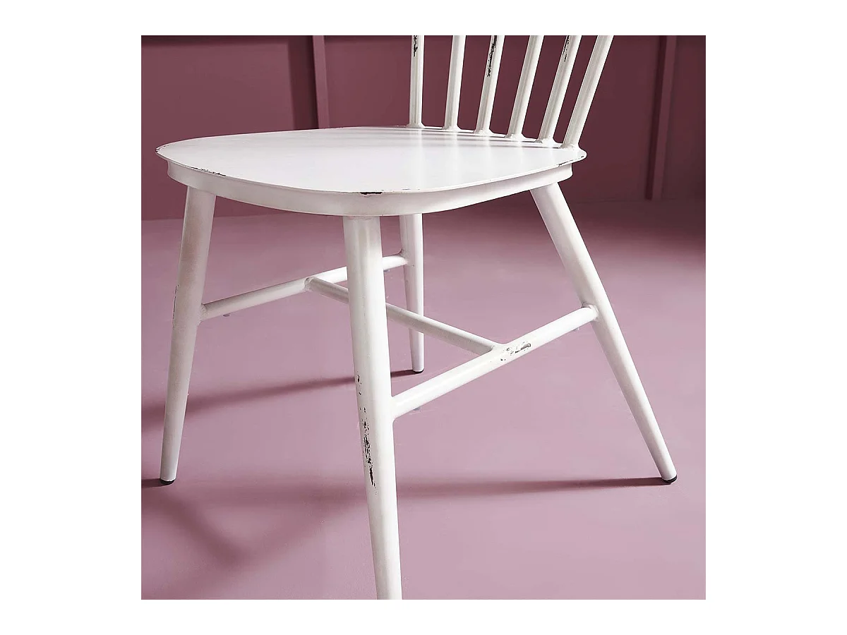 Lot de 2 Chaises en aluminium - Louise