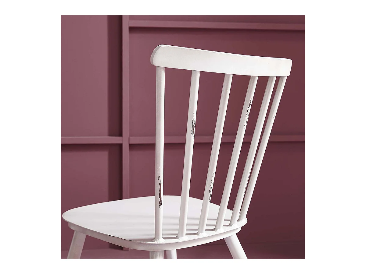 Lot de 2 Chaises en aluminium - Louise
